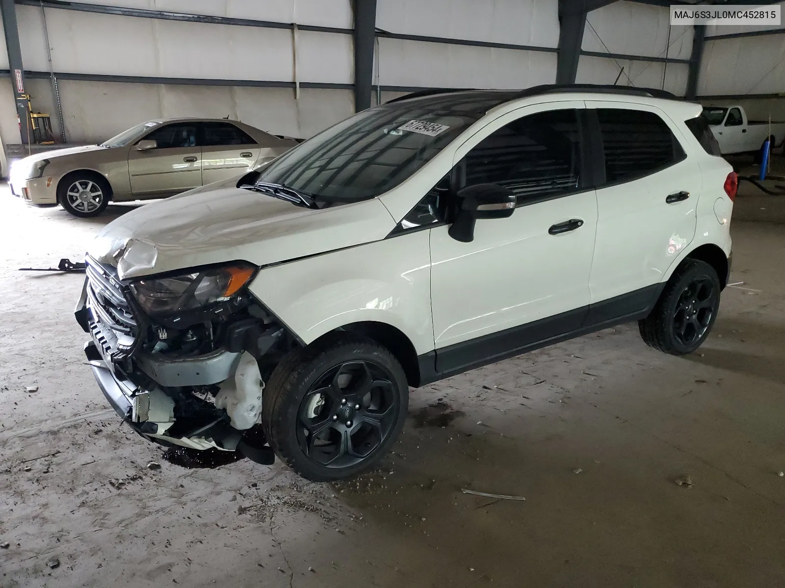 2021 Ford Ecosport Ses VIN: MAJ6S3JL0MC452815 Lot: 67729454