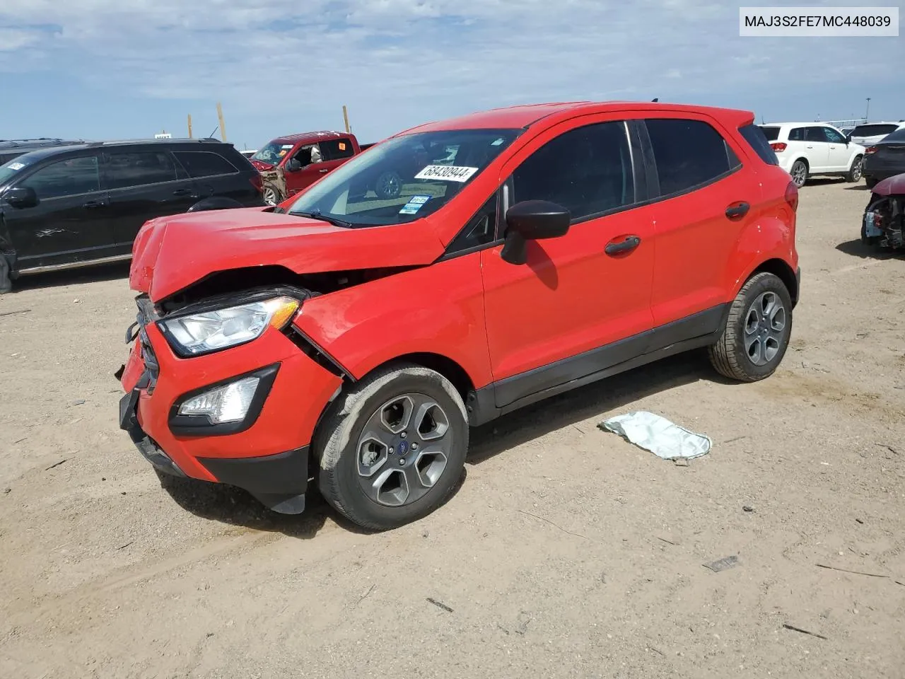 MAJ3S2FE7MC448039 2021 Ford Ecosport S