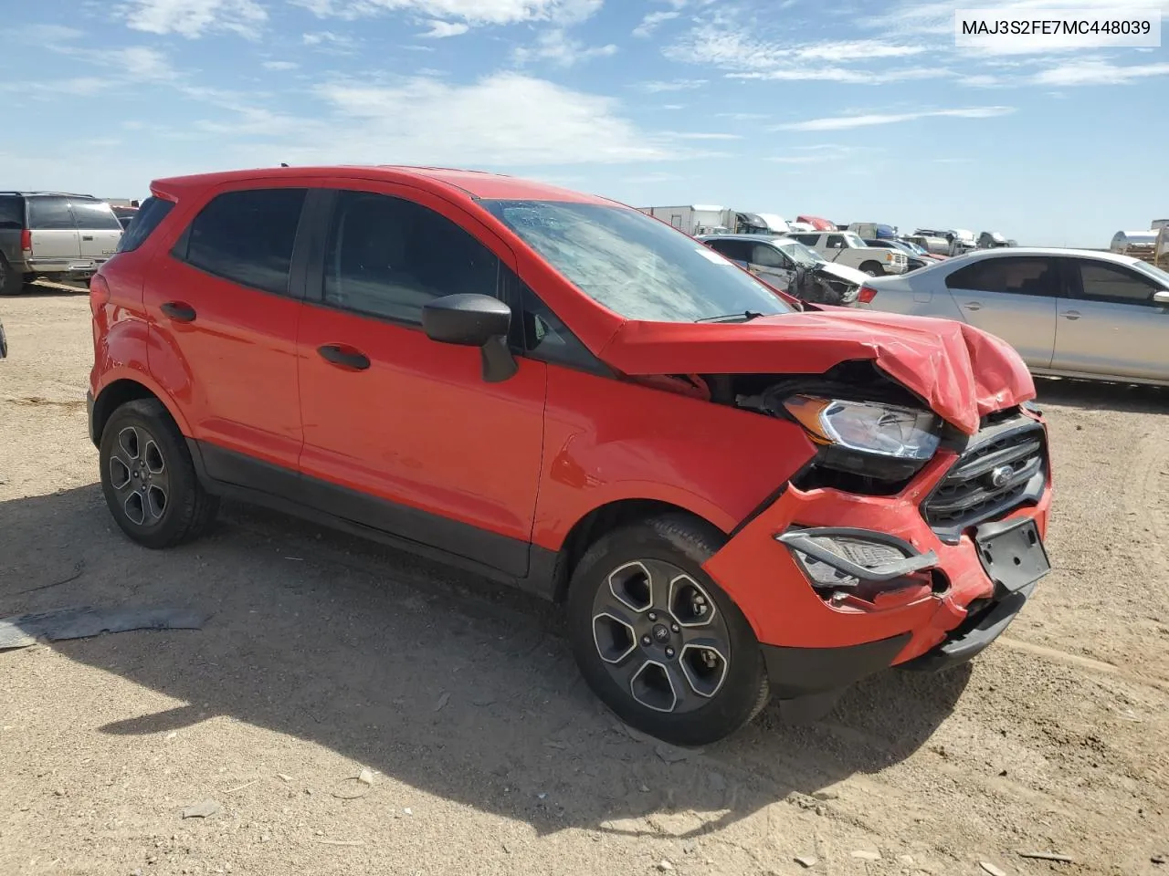 2021 Ford Ecosport S VIN: MAJ3S2FE7MC448039 Lot: 68430944