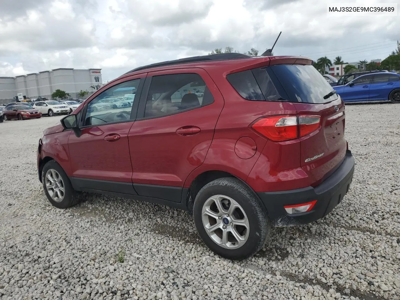 2021 Ford Ecosport Se VIN: MAJ3S2GE9MC396489 Lot: 68699174