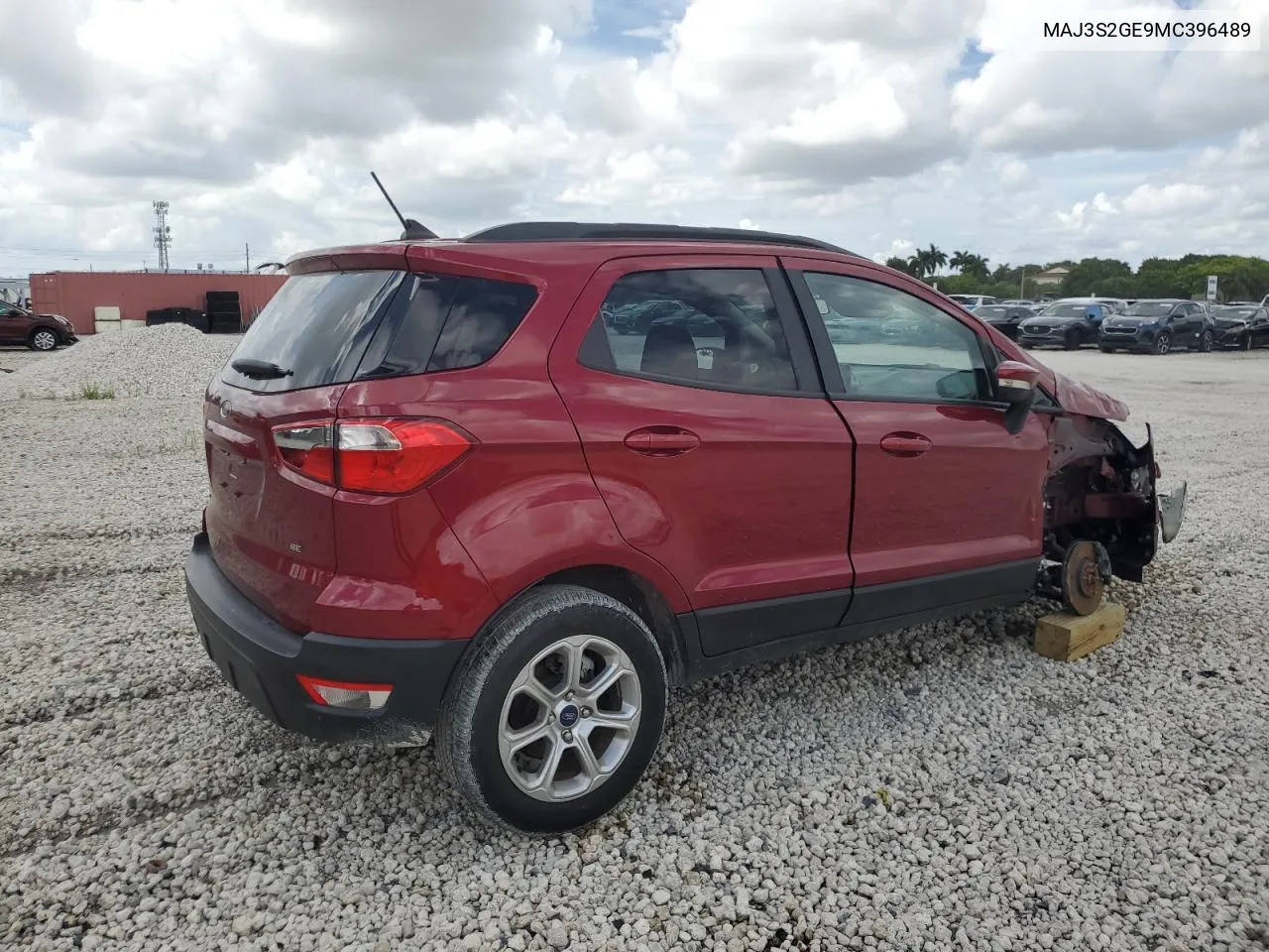 2021 Ford Ecosport Se VIN: MAJ3S2GE9MC396489 Lot: 68699174