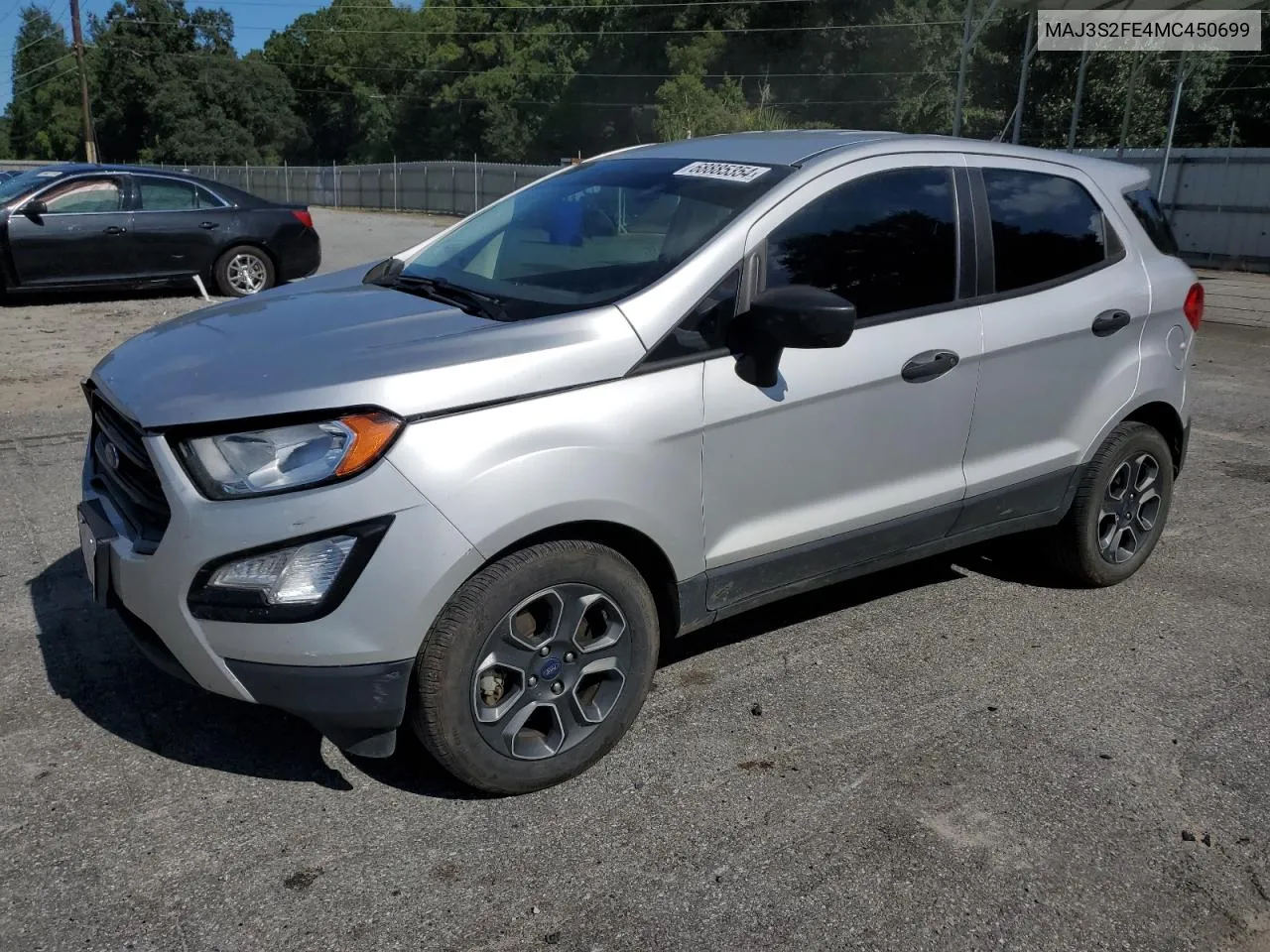 2021 Ford Ecosport S VIN: MAJ3S2FE4MC450699 Lot: 68885354