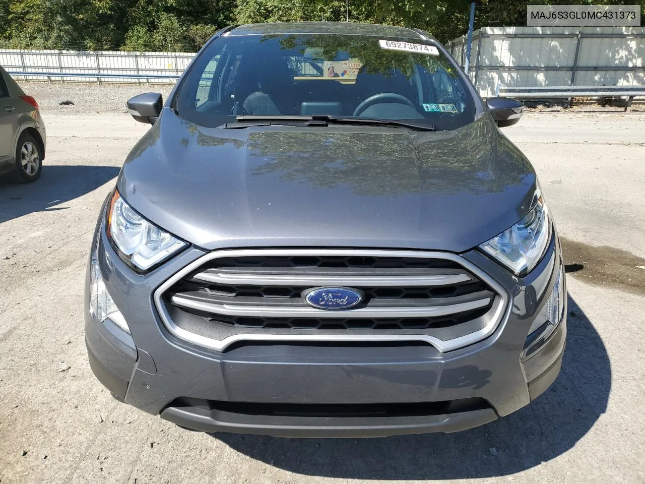 2021 Ford Ecosport Se VIN: MAJ6S3GL0MC431373 Lot: 69273874