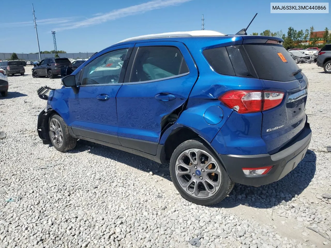 2021 Ford Ecosport Titanium VIN: MAJ6S3KL3MC440866 Lot: 69674834