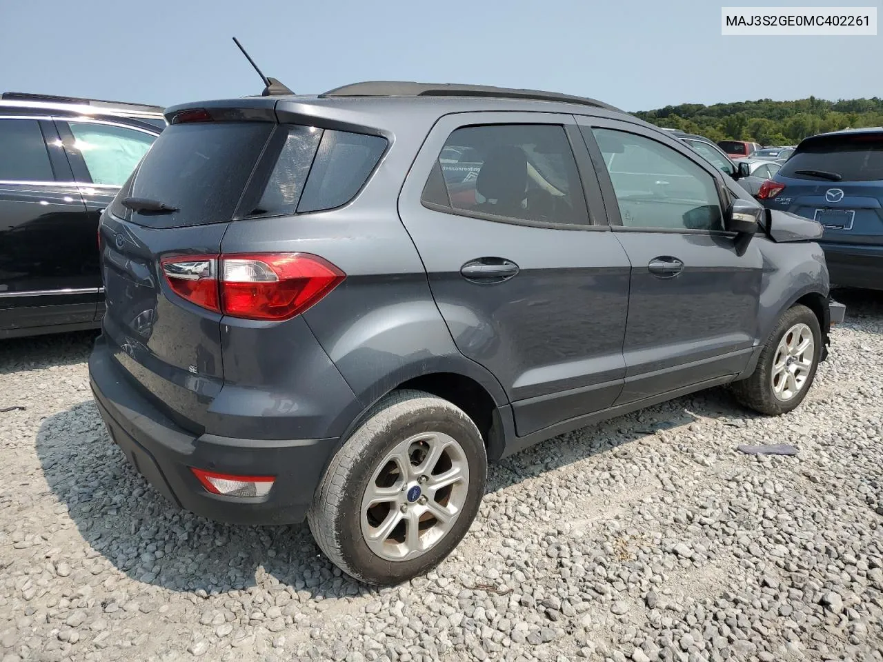 2021 Ford Ecosport Se VIN: MAJ3S2GE0MC402261 Lot: 70725864