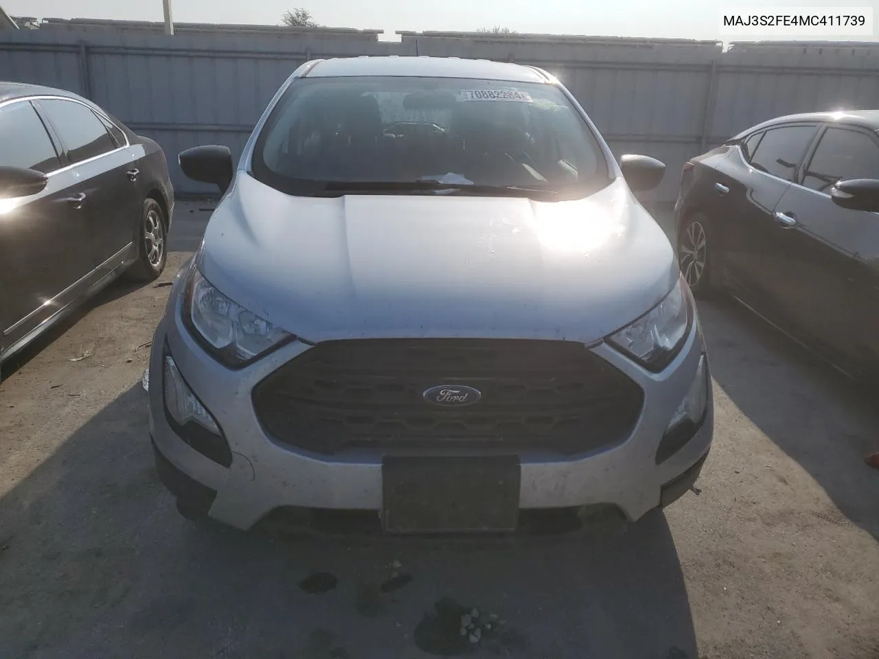 2021 Ford Ecosport S VIN: MAJ3S2FE4MC411739 Lot: 70882284