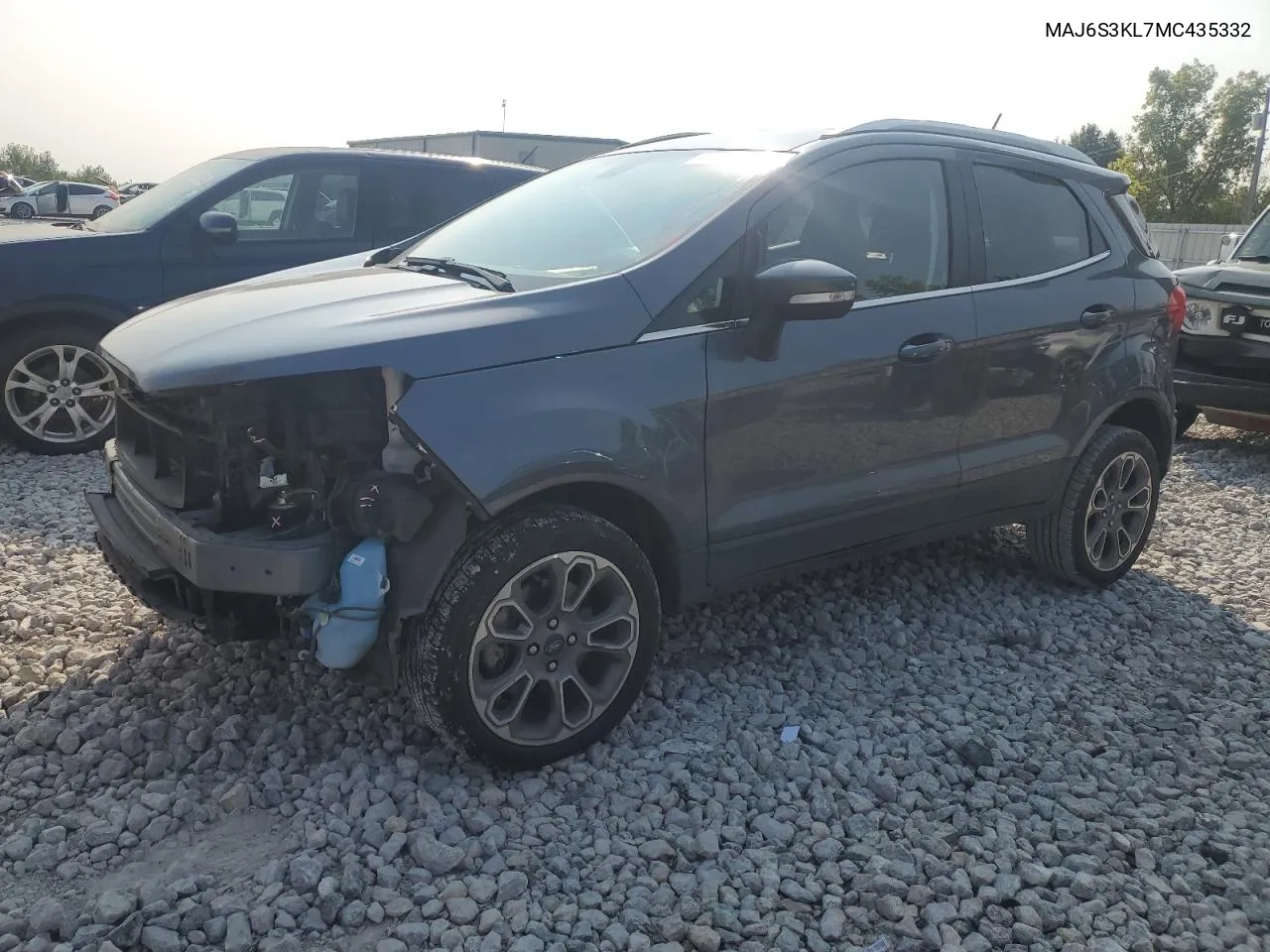 2021 Ford Ecosport Titanium VIN: MAJ6S3KL7MC435332 Lot: 71010034