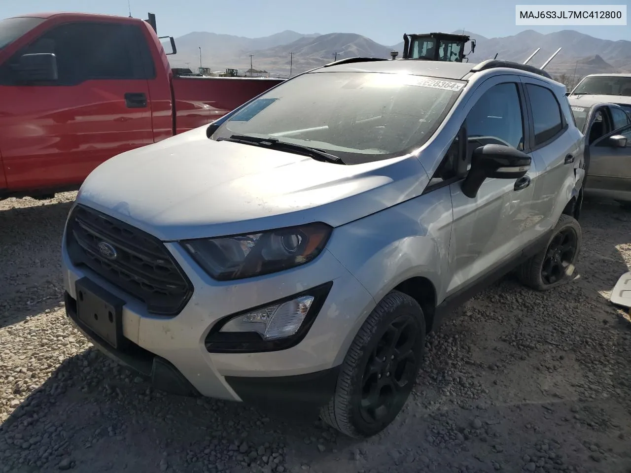 2021 Ford Ecosport Ses VIN: MAJ6S3JL7MC412800 Lot: 72628364