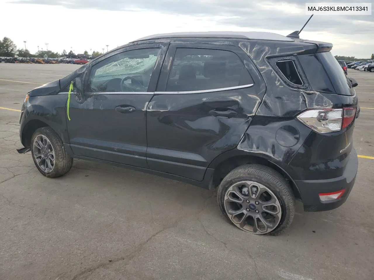 2021 Ford Ecosport Titanium VIN: MAJ6S3KL8MC413341 Lot: 72635134