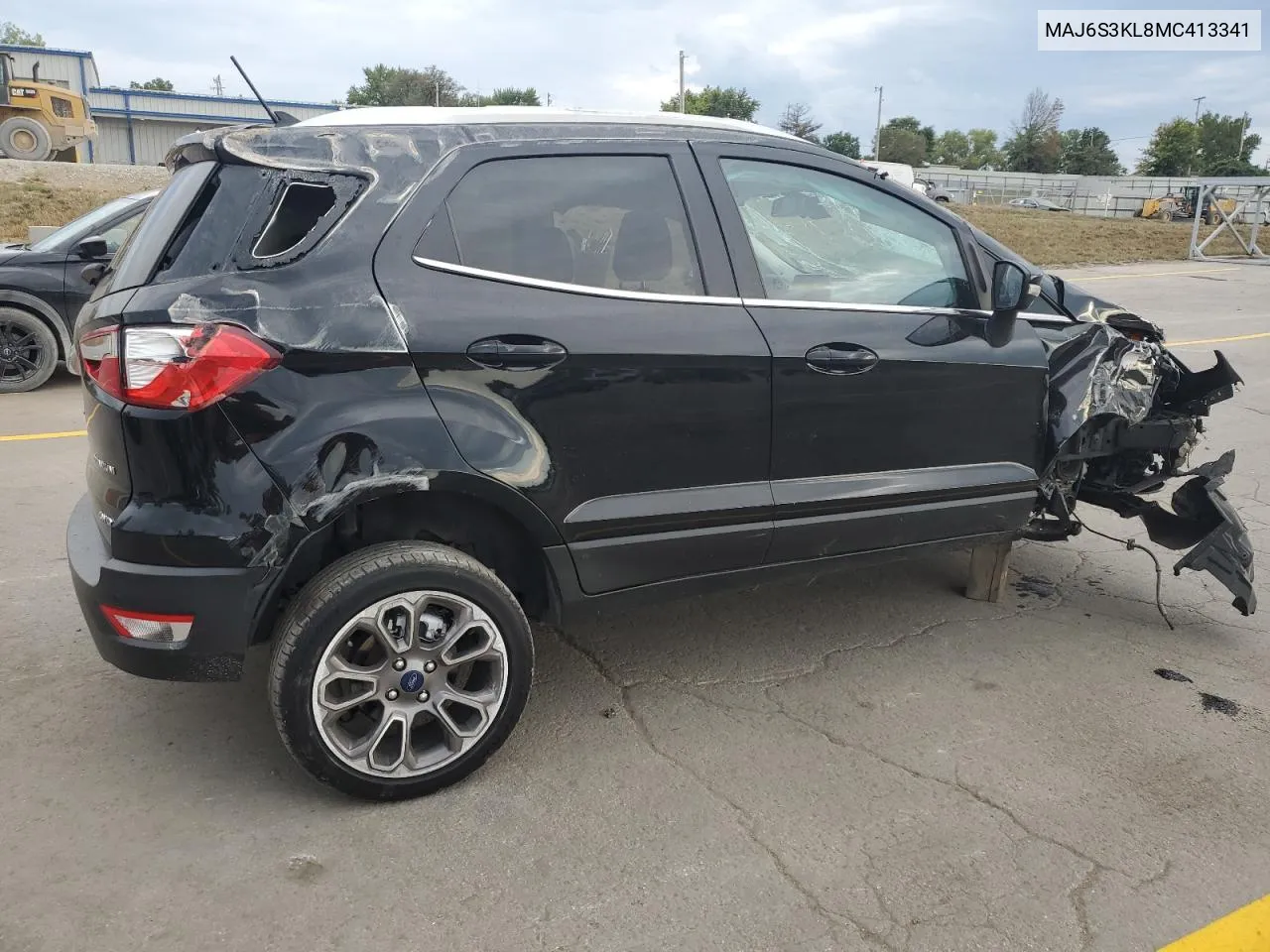 2021 Ford Ecosport Titanium VIN: MAJ6S3KL8MC413341 Lot: 72635134