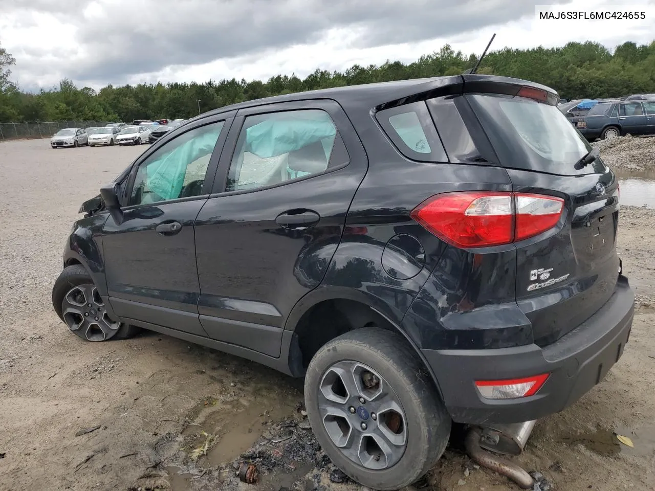 2021 Ford Ecosport S VIN: MAJ6S3FL6MC424655 Lot: 73103224