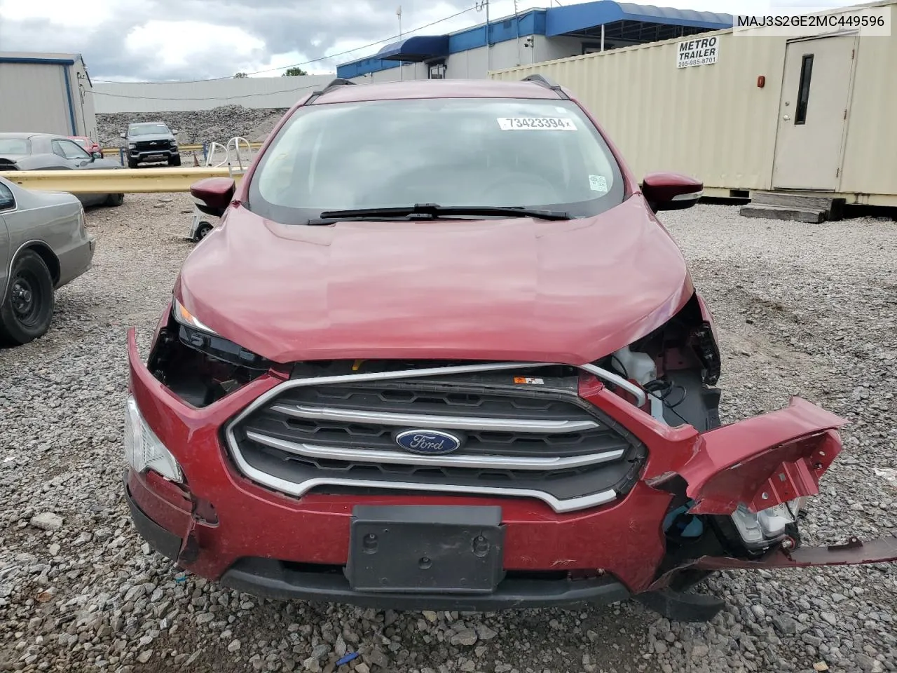 2021 Ford Ecosport Se VIN: MAJ3S2GE2MC449596 Lot: 73423394