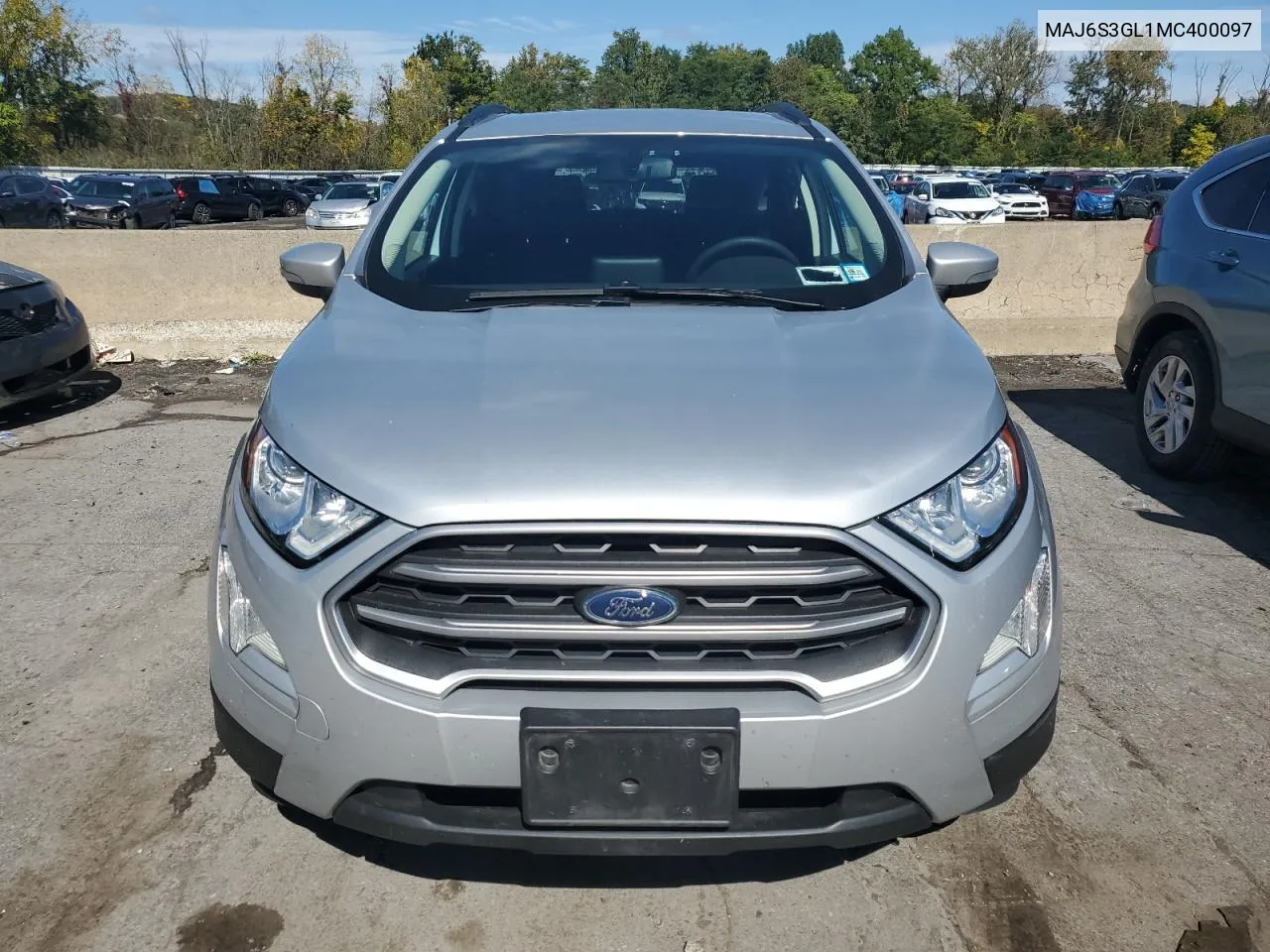 2021 Ford Ecosport Se VIN: MAJ6S3GL1MC400097 Lot: 73639484