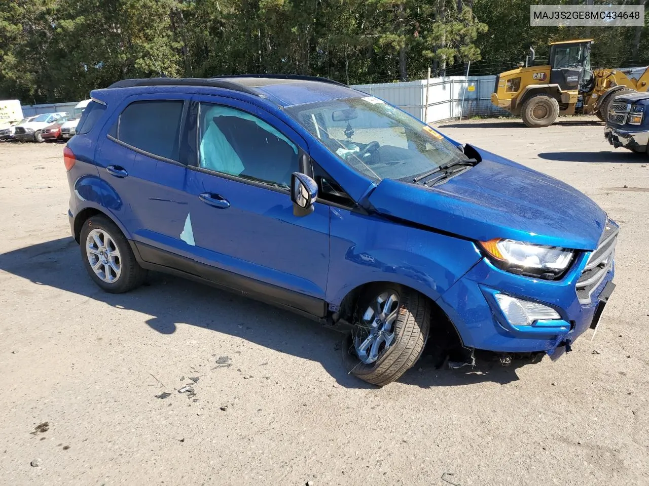 2021 Ford Ecosport Se VIN: MAJ3S2GE8MC434648 Lot: 74459904