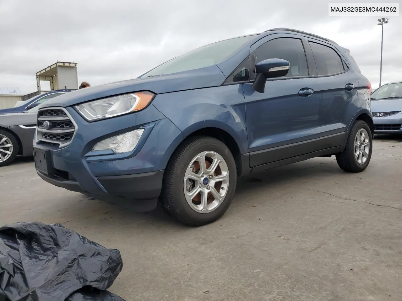 2021 Ford Ecosport Se VIN: MAJ3S2GE3MC444262 Lot: 74899264