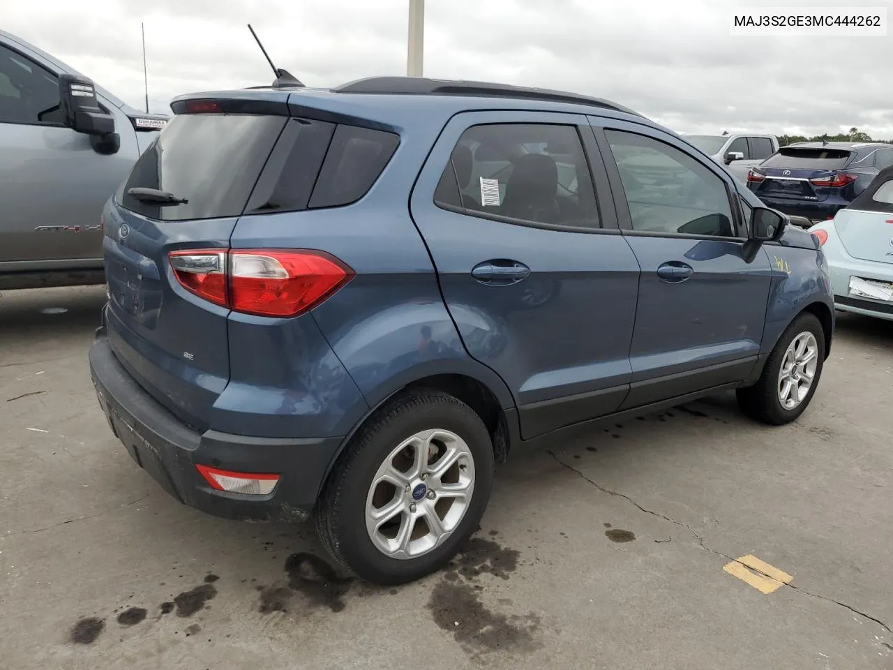 2021 Ford Ecosport Se VIN: MAJ3S2GE3MC444262 Lot: 74899264