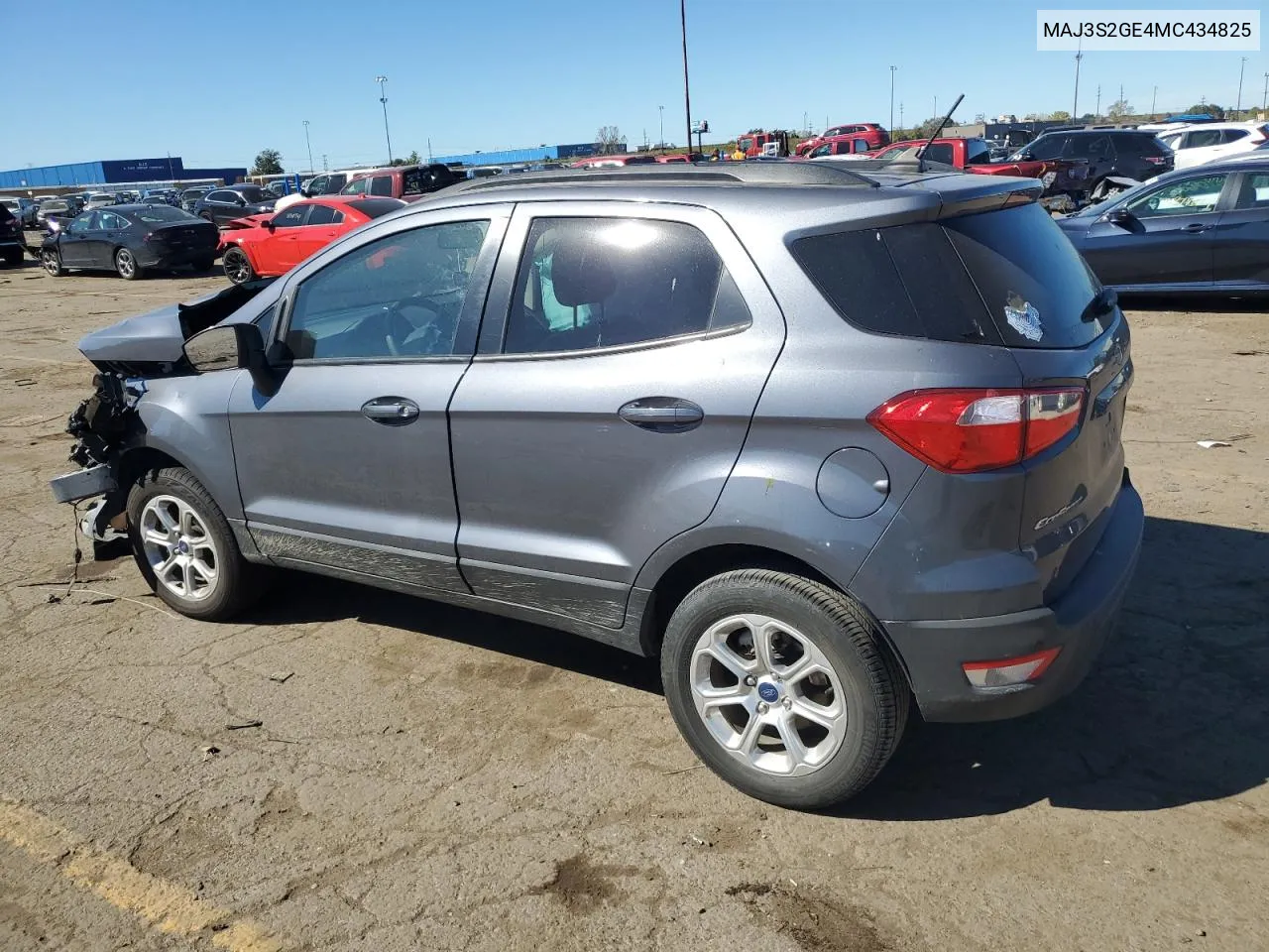 2021 Ford Ecosport Se VIN: MAJ3S2GE4MC434825 Lot: 75008214