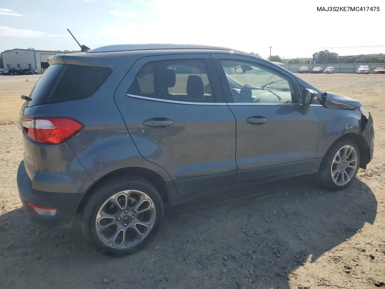 2021 Ford Ecosport Titanium VIN: MAJ3S2KE7MC417475 Lot: 75609494