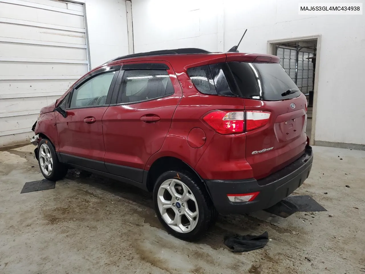 2021 Ford Ecosport Se VIN: MAJ6S3GL4MC434938 Lot: 75723984