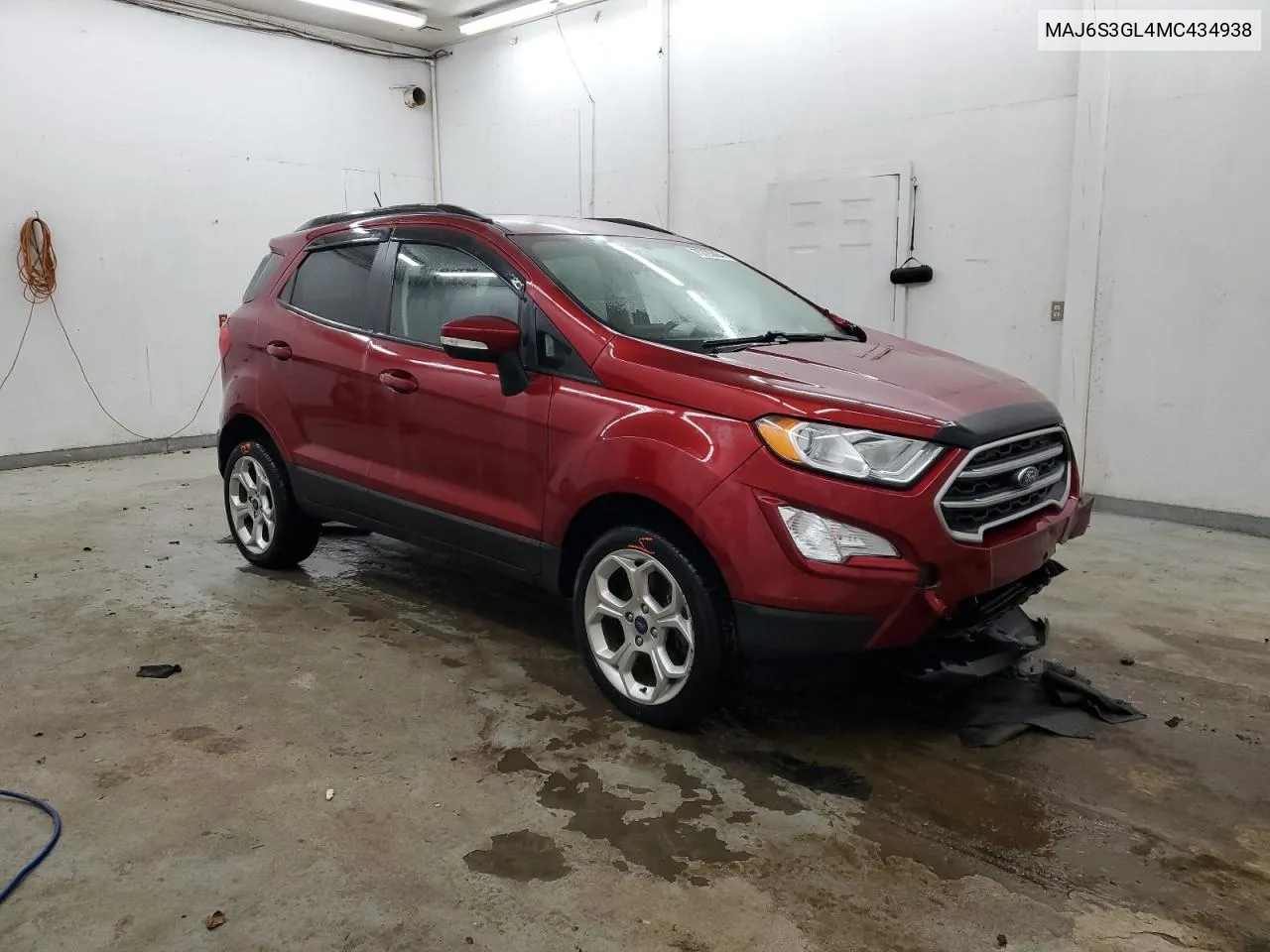 2021 Ford Ecosport Se VIN: MAJ6S3GL4MC434938 Lot: 75723984