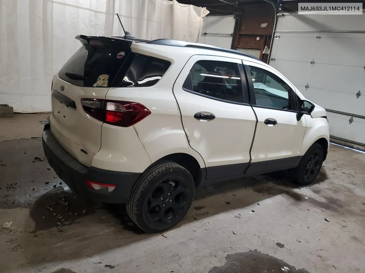 2021 Ford Ecosport Ses VIN: MAJ6S3JL1MC412114 Lot: 75766194