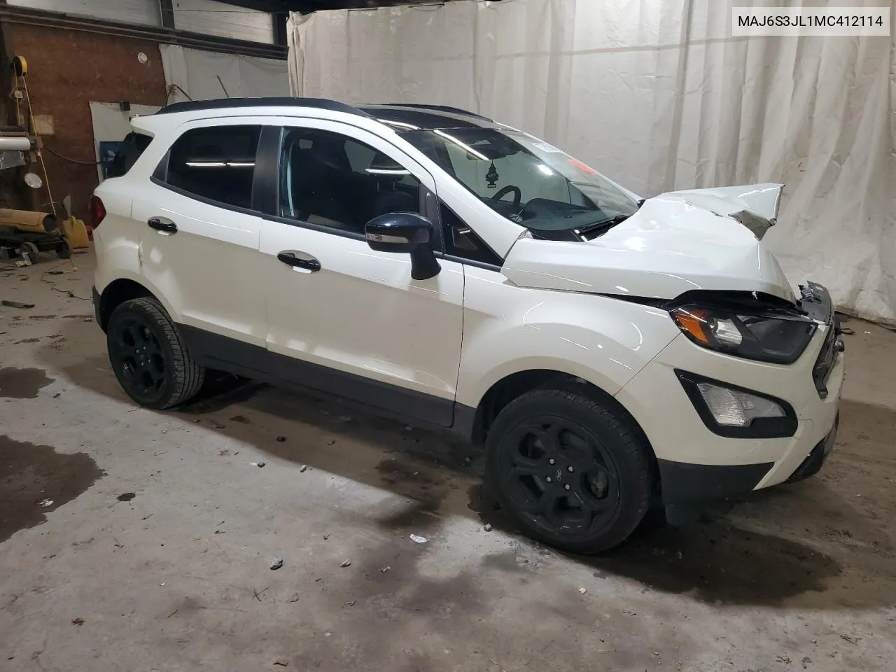 2021 Ford Ecosport Ses VIN: MAJ6S3JL1MC412114 Lot: 75766194