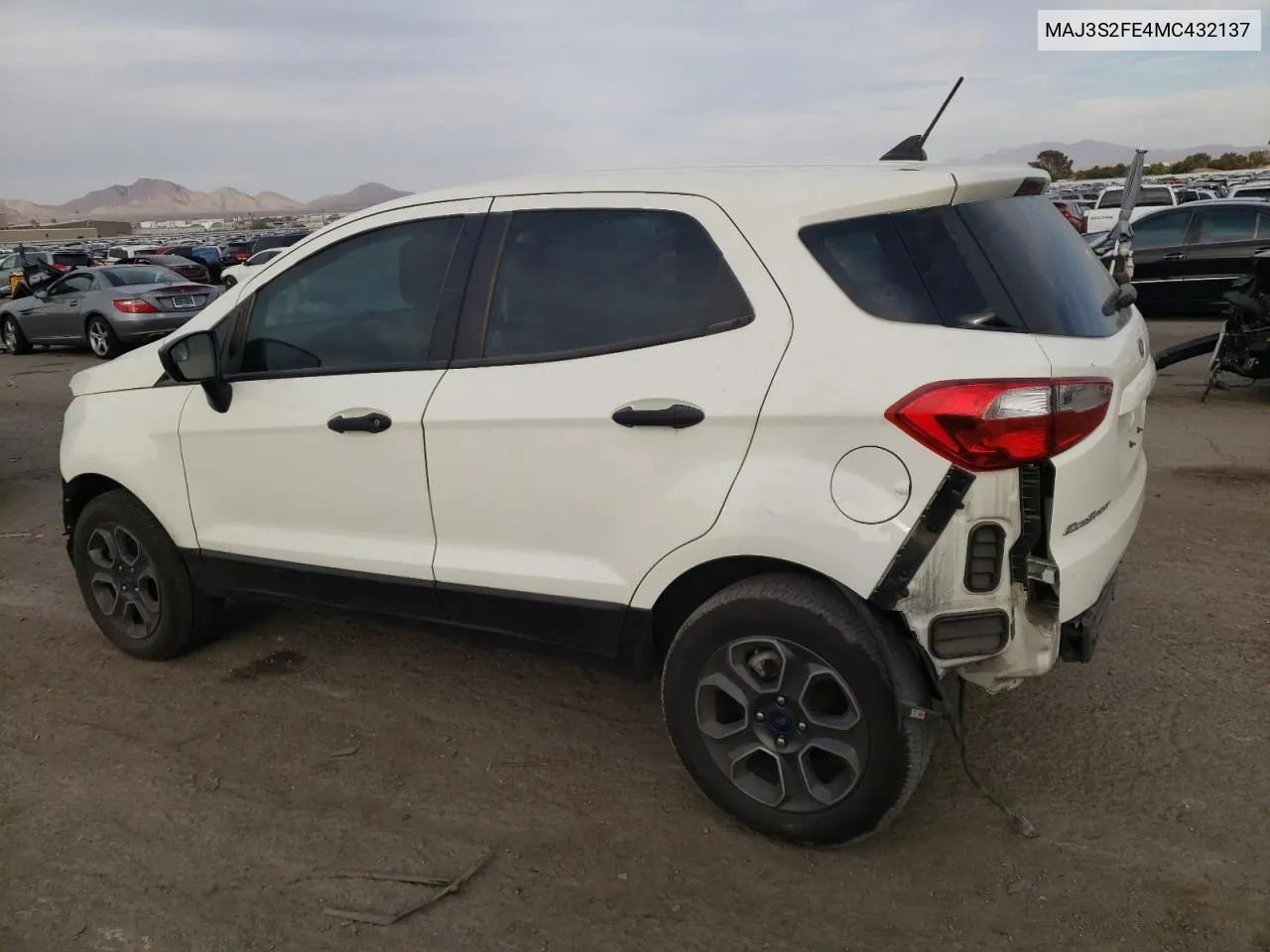 2021 Ford Ecosport S VIN: MAJ3S2FE4MC432137 Lot: 75771864