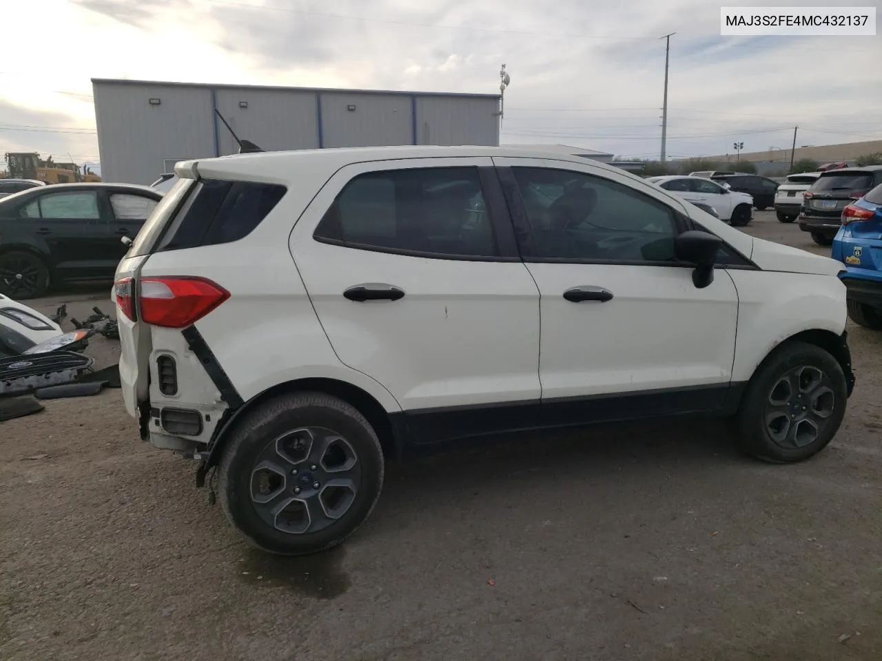 2021 Ford Ecosport S VIN: MAJ3S2FE4MC432137 Lot: 75771864