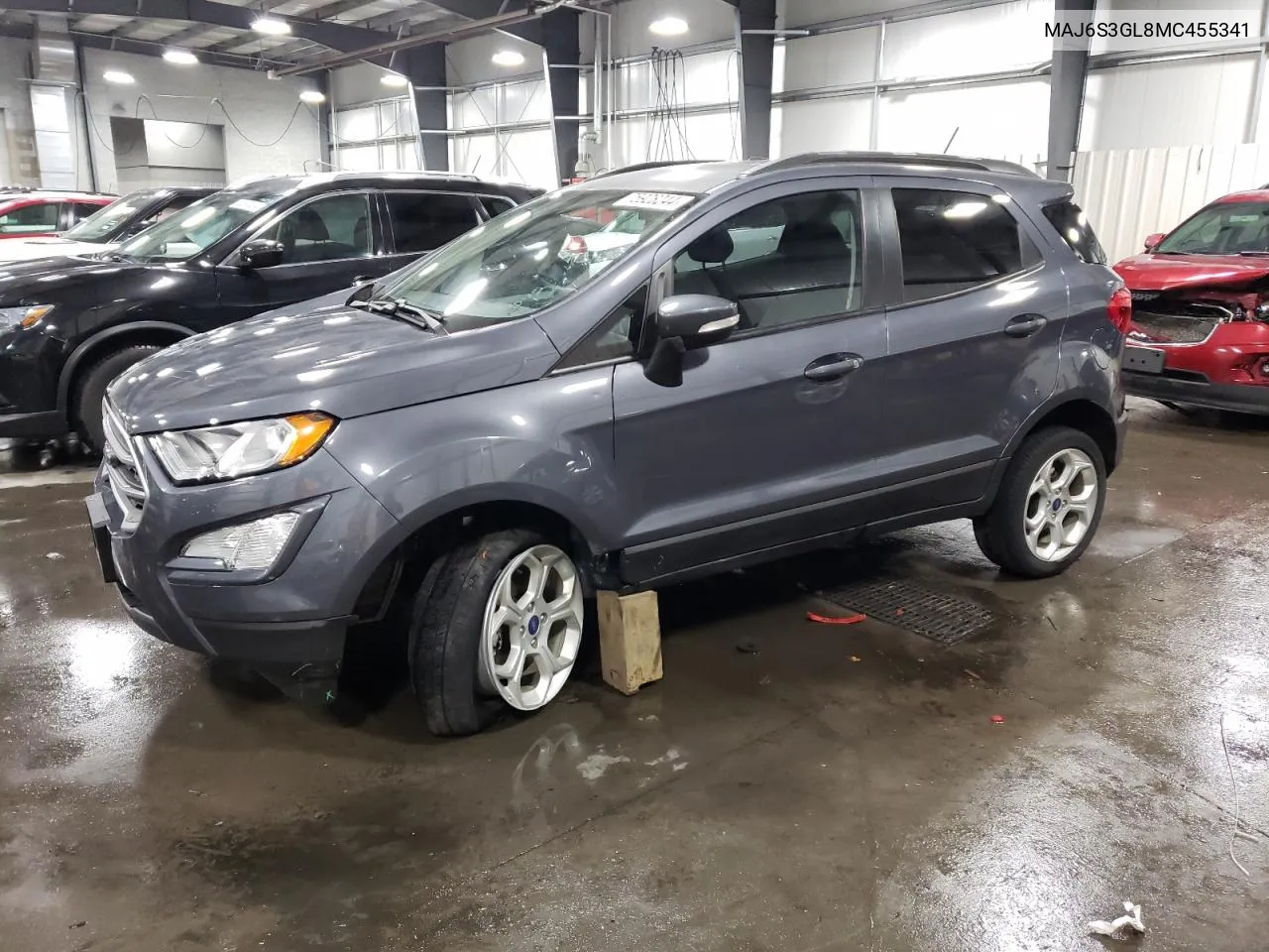 2021 Ford Ecosport Se VIN: MAJ6S3GL8MC455341 Lot: 75928244