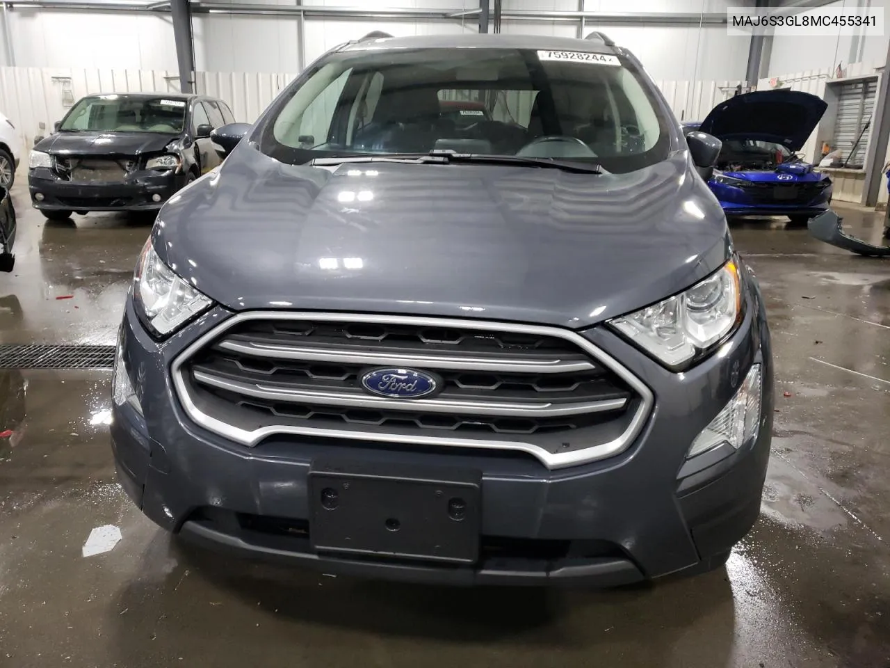 2021 Ford Ecosport Se VIN: MAJ6S3GL8MC455341 Lot: 75928244