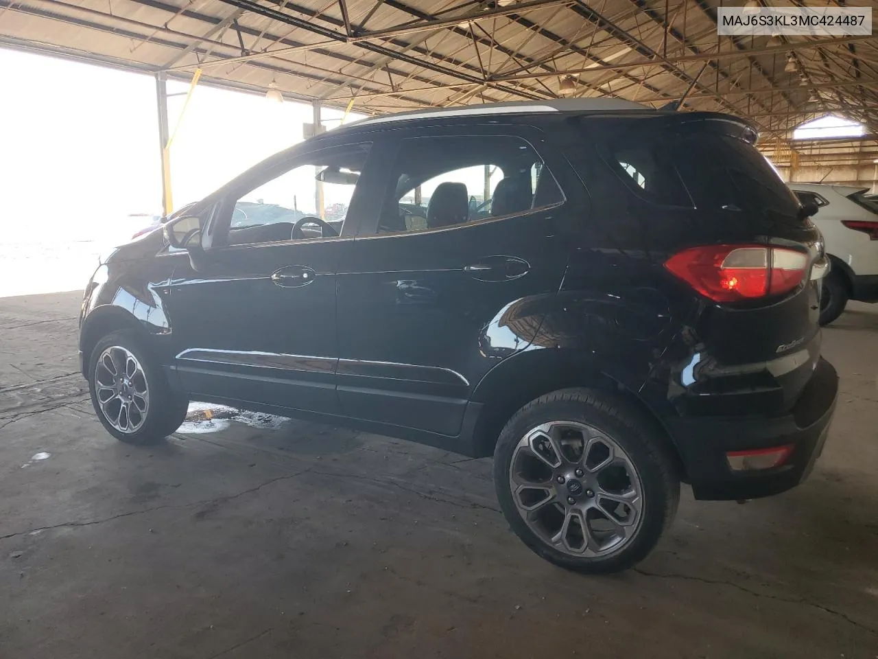 2021 Ford Ecosport Titanium VIN: MAJ6S3KL3MC424487 Lot: 75955174