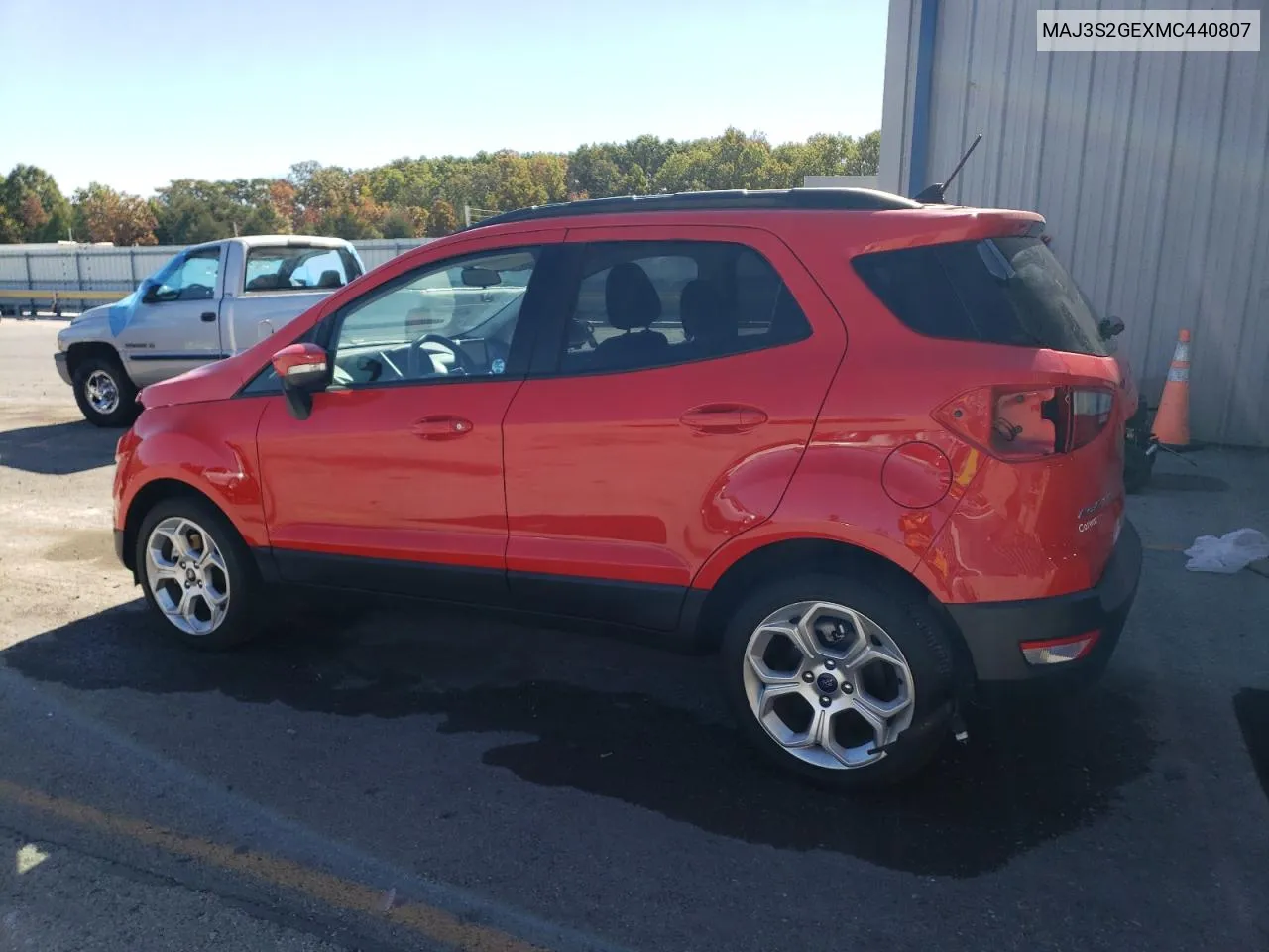 2021 Ford Ecosport Se VIN: MAJ3S2GEXMC440807 Lot: 76002084