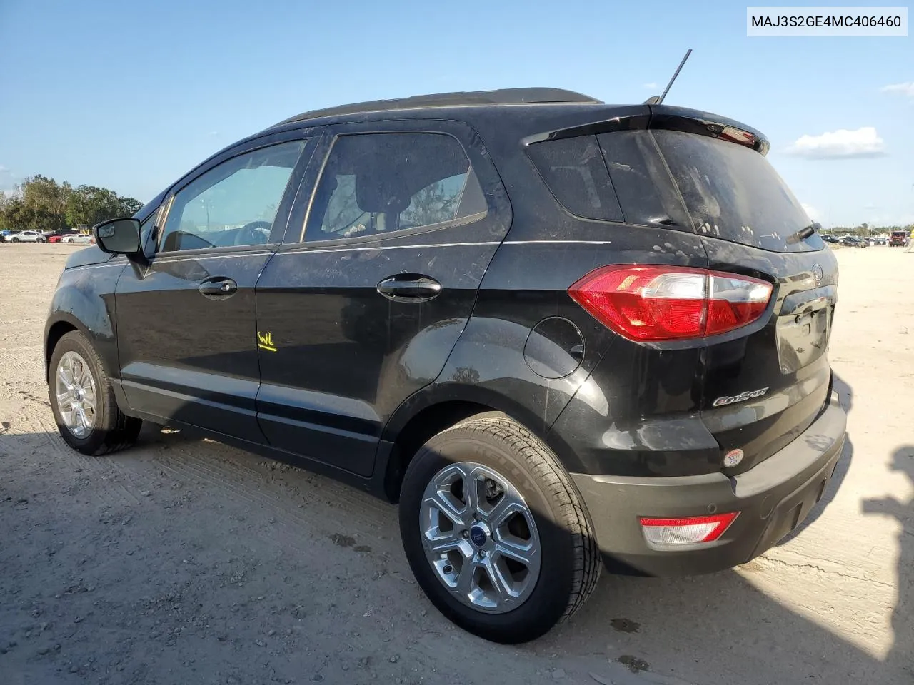 2021 Ford Ecosport Se VIN: MAJ3S2GE4MC406460 Lot: 76130514