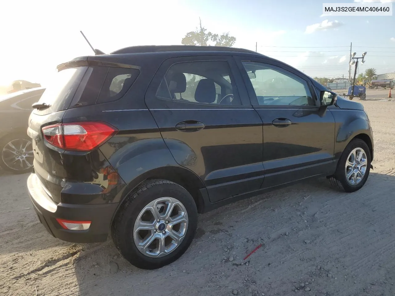 2021 Ford Ecosport Se VIN: MAJ3S2GE4MC406460 Lot: 76130514