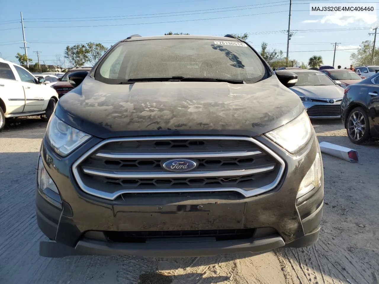 2021 Ford Ecosport Se VIN: MAJ3S2GE4MC406460 Lot: 76130514