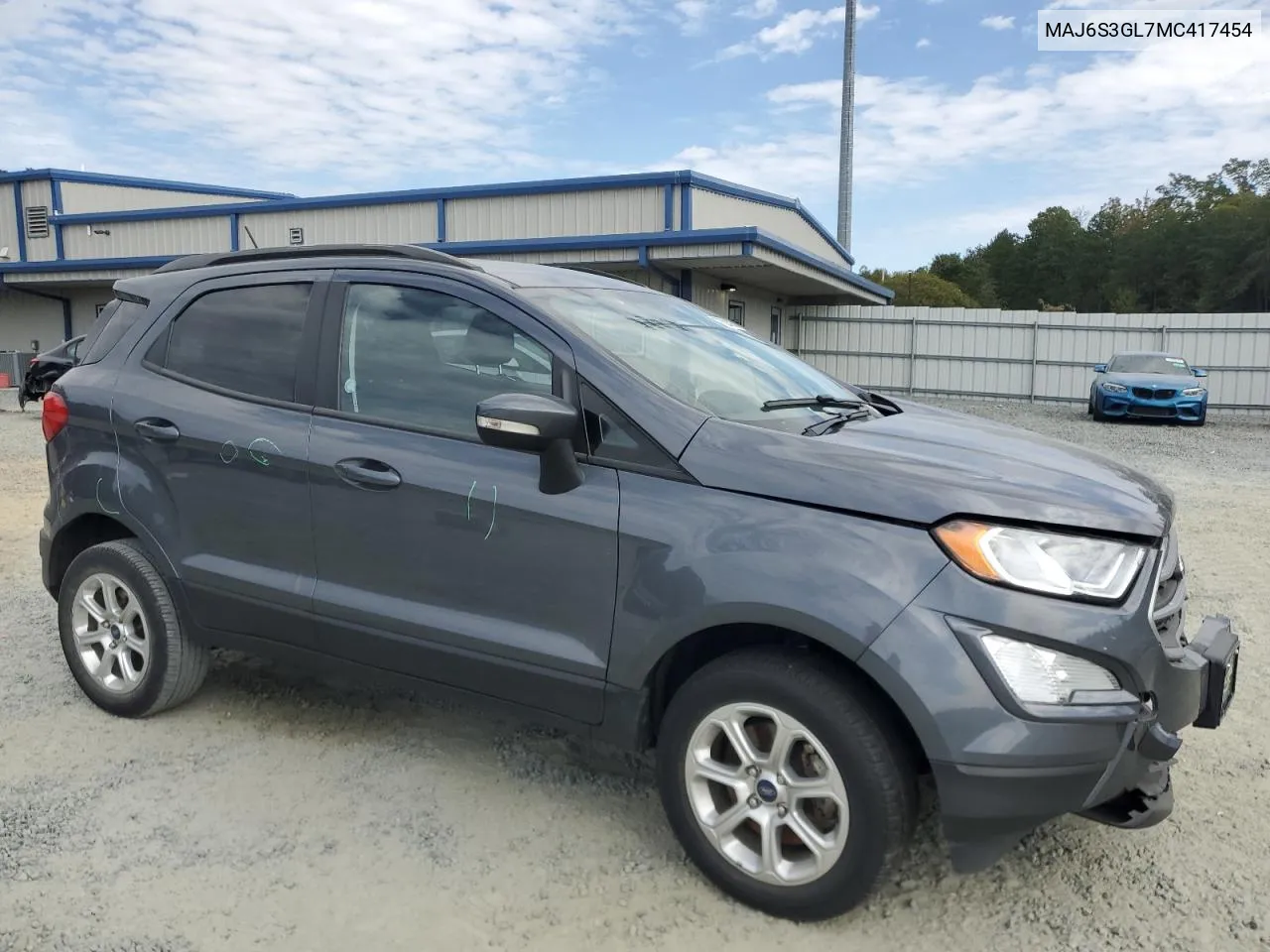 2021 Ford Ecosport Se VIN: MAJ6S3GL7MC417454 Lot: 76284934