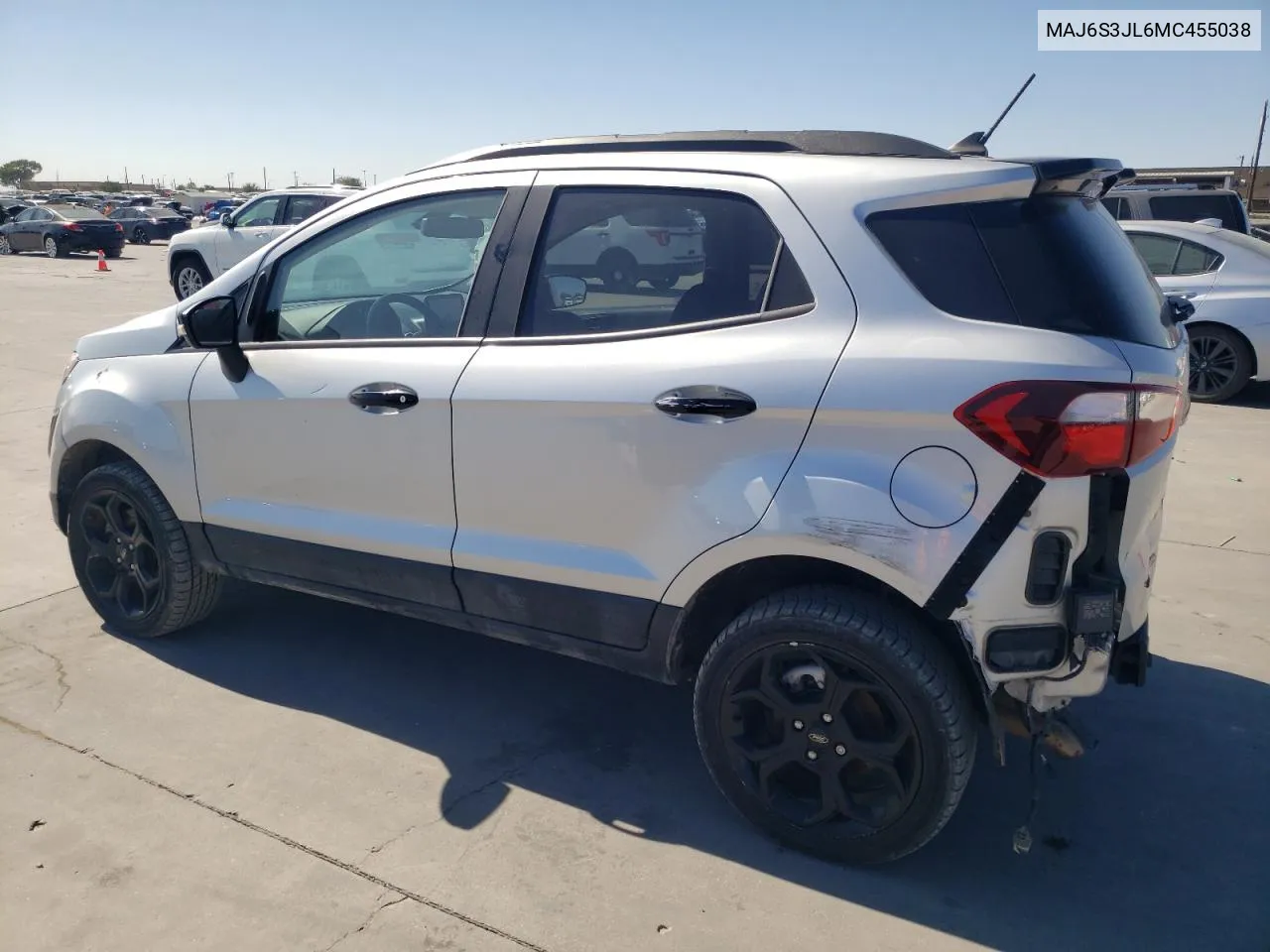 2021 Ford Ecosport Ses VIN: MAJ6S3JL6MC455038 Lot: 76300124