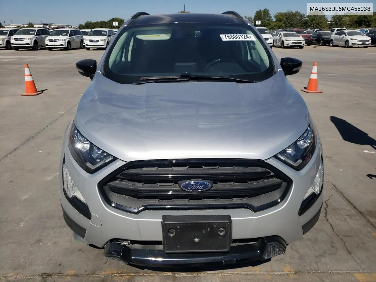 2021 Ford Ecosport Ses VIN: MAJ6S3JL6MC455038 Lot: 76300124