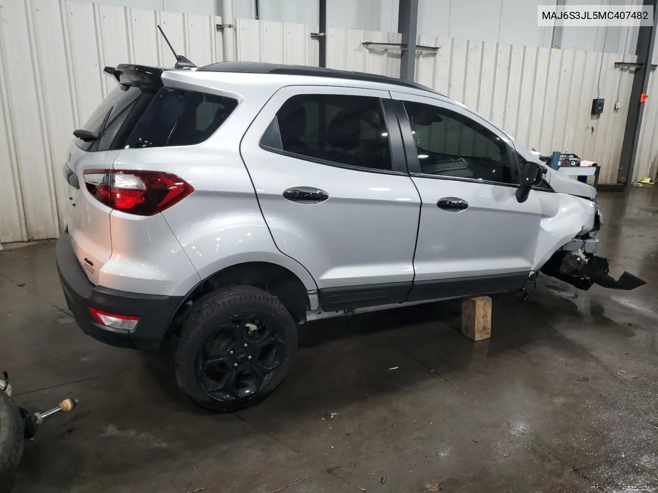 2021 Ford Ecosport Ses VIN: MAJ6S3JL5MC407482 Lot: 76620614