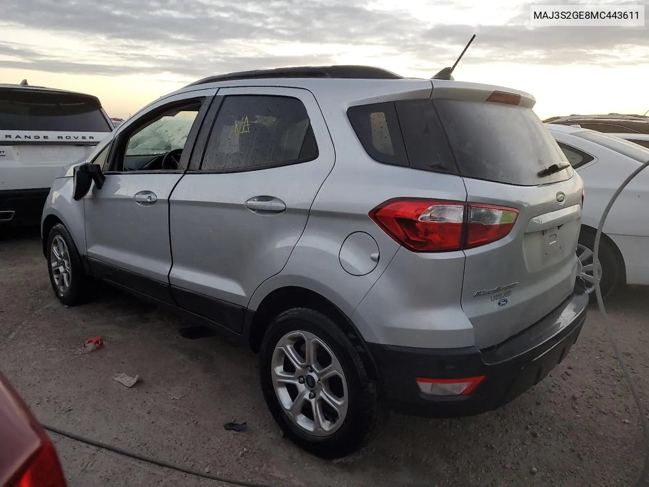 2021 Ford Ecosport Se VIN: MAJ3S2GE8MC443611 Lot: 76781624