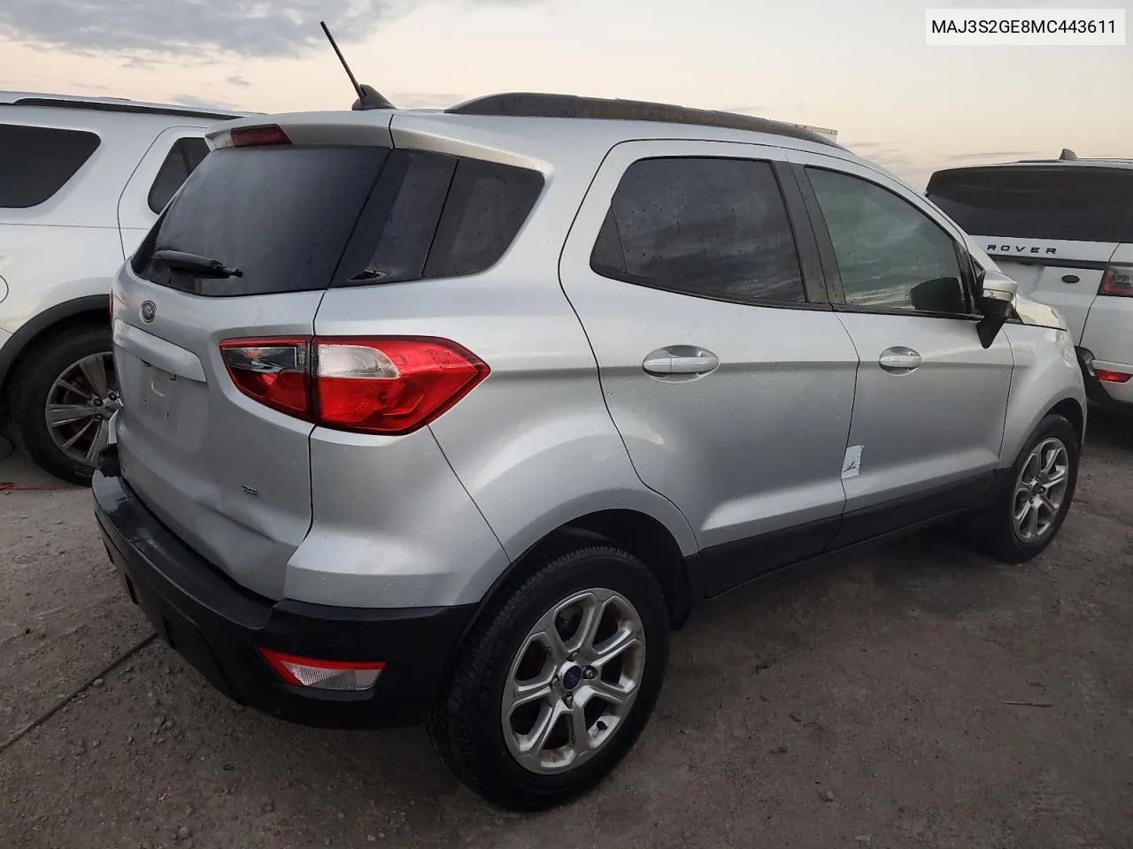 2021 Ford Ecosport Se VIN: MAJ3S2GE8MC443611 Lot: 76781624