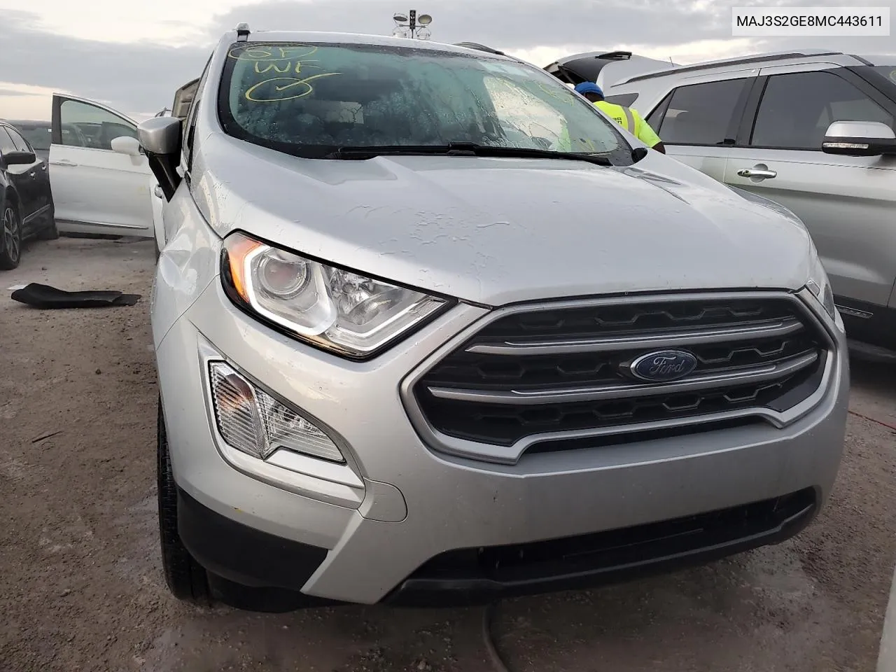 2021 Ford Ecosport Se VIN: MAJ3S2GE8MC443611 Lot: 76781624