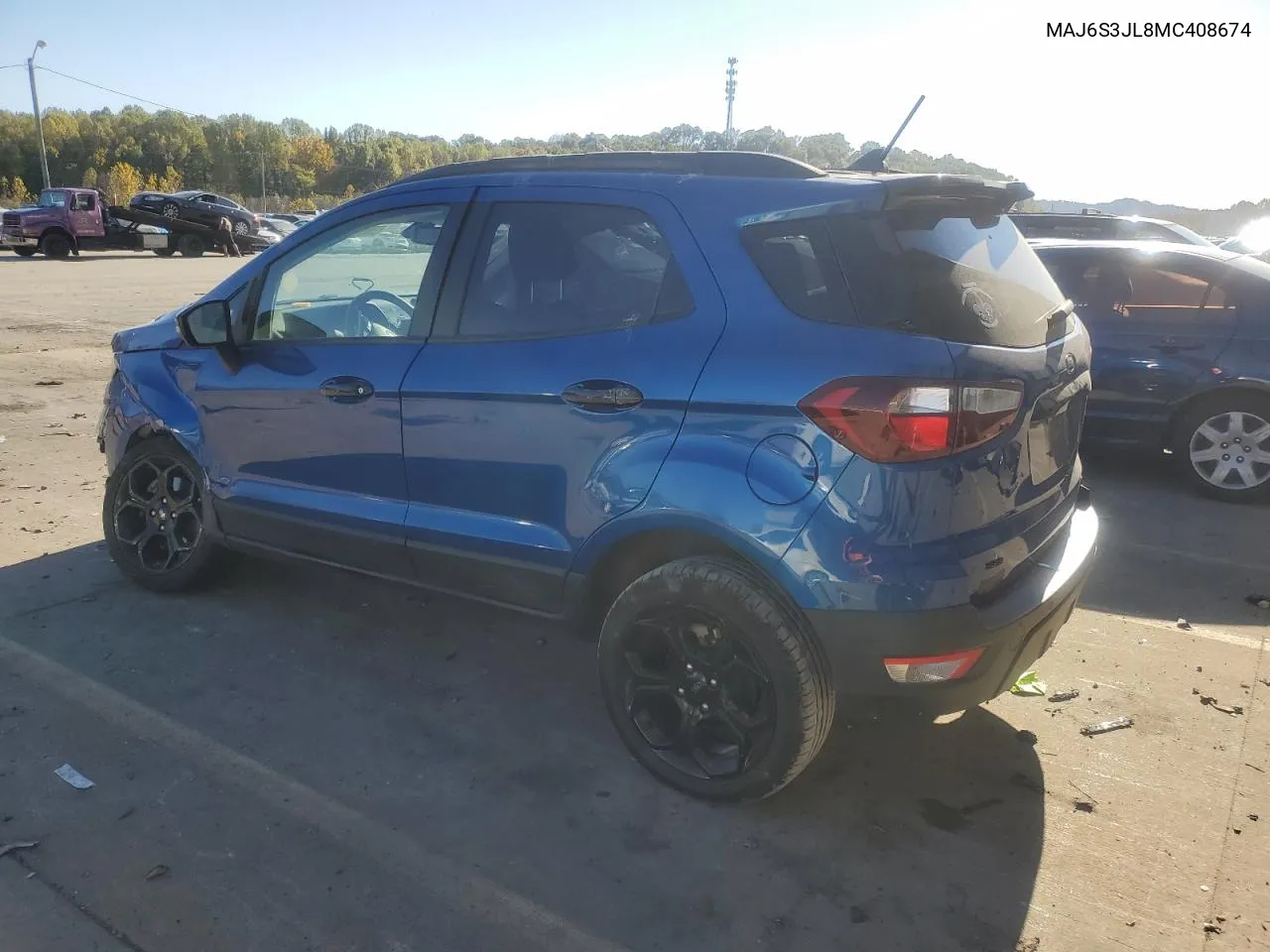 2021 Ford Ecosport Ses VIN: MAJ6S3JL8MC408674 Lot: 76953654