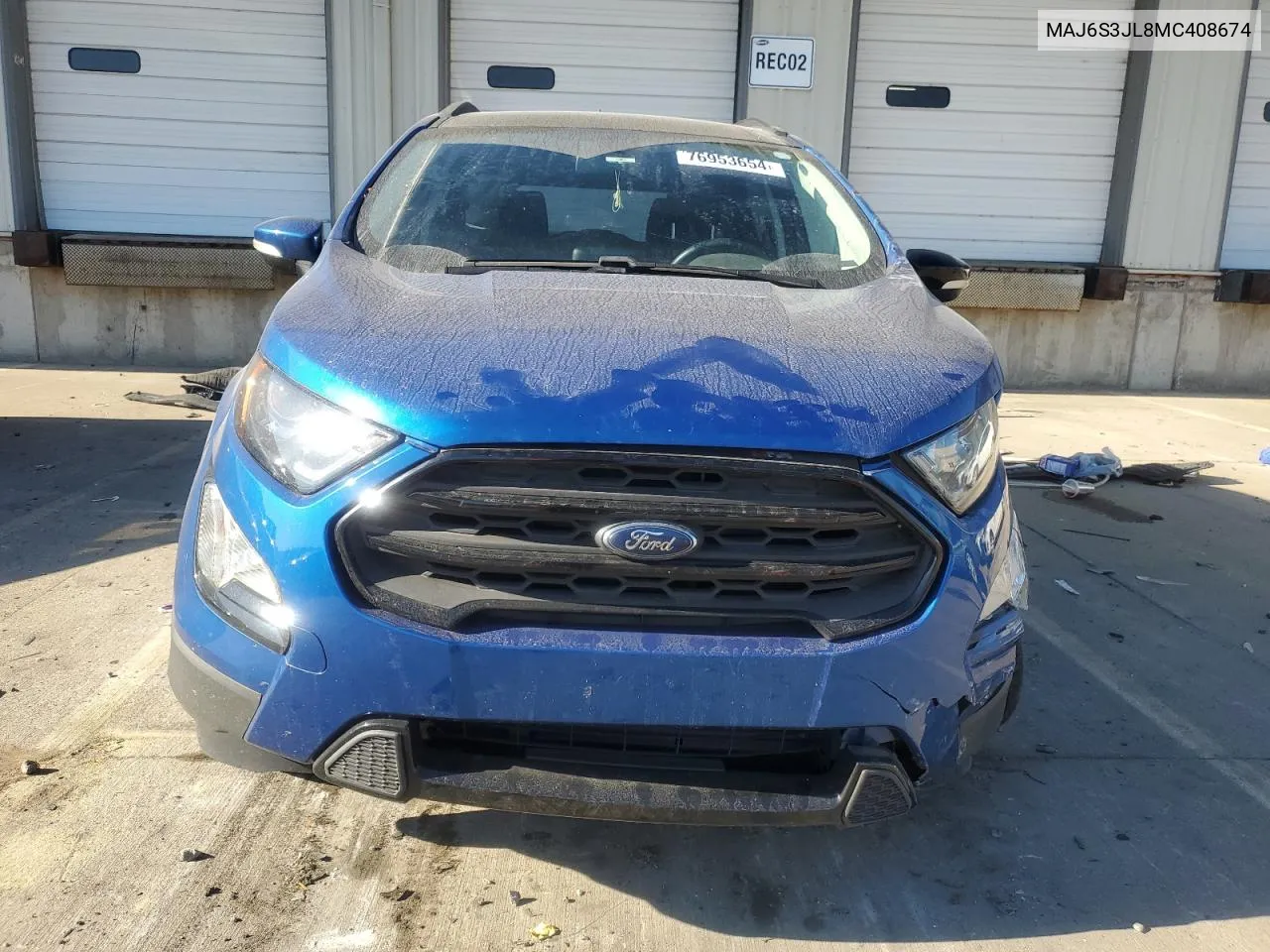 2021 Ford Ecosport Ses VIN: MAJ6S3JL8MC408674 Lot: 76953654