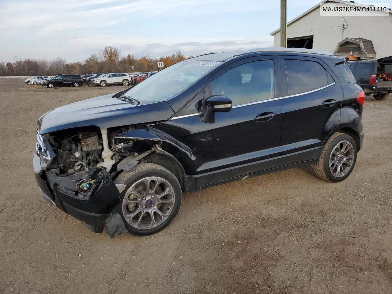 2021 Ford Ecosport Titanium VIN: MAJ3S2KE4MC411410 Lot: 77224724