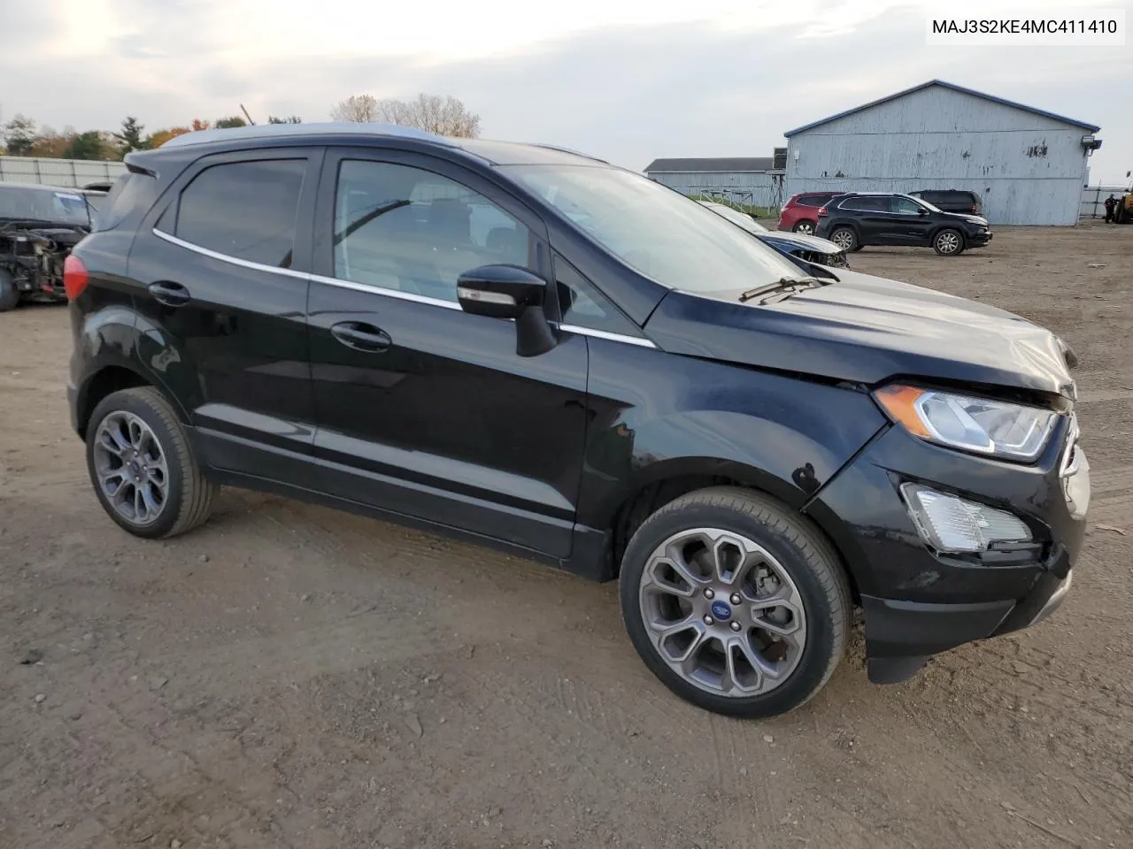 2021 Ford Ecosport Titanium VIN: MAJ3S2KE4MC411410 Lot: 77224724