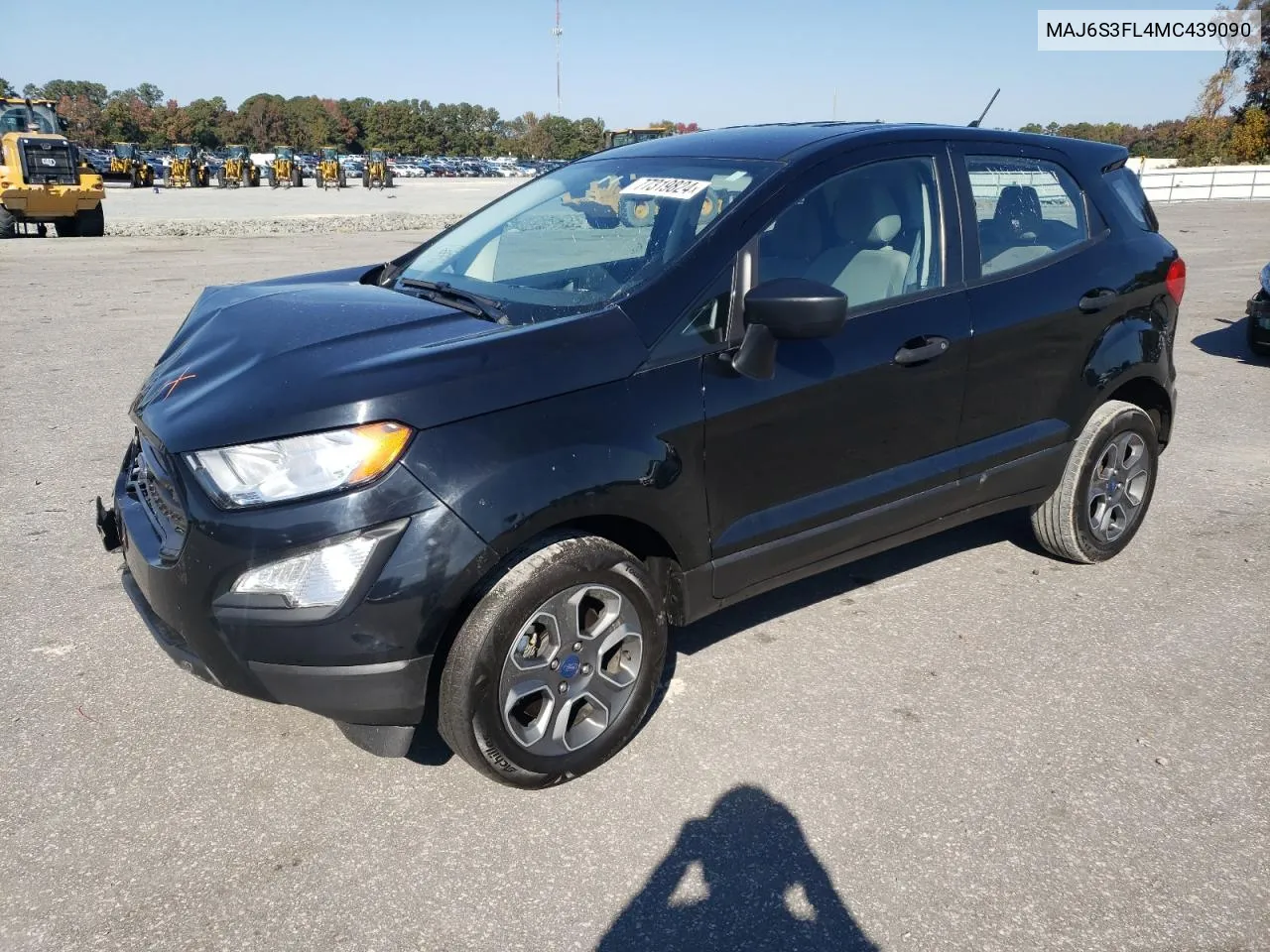 2021 Ford Ecosport S VIN: MAJ6S3FL4MC439090 Lot: 77319824