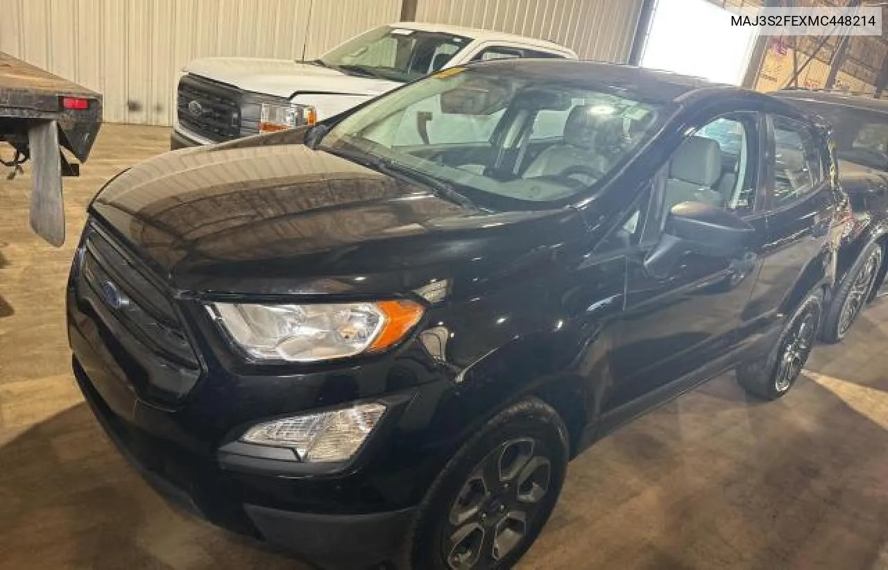 2021 Ford Ecosport S VIN: MAJ3S2FEXMC448214 Lot: 77765644