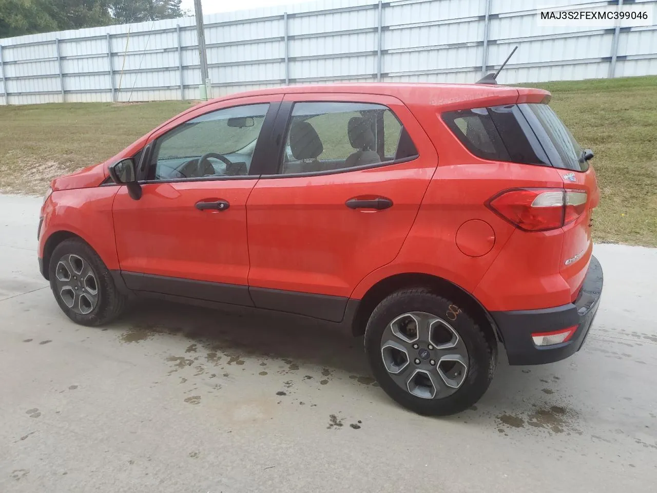 2021 Ford Ecosport S VIN: MAJ3S2FEXMC399046 Lot: 77808884