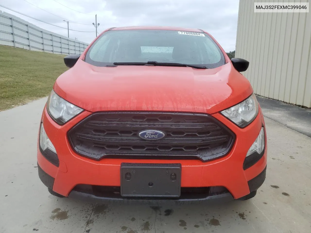 2021 Ford Ecosport S VIN: MAJ3S2FEXMC399046 Lot: 77808884